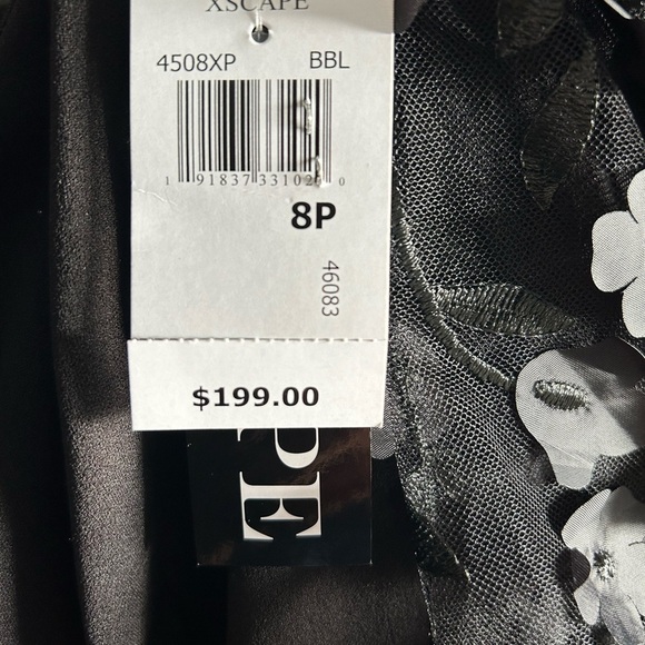 Xscape Puffed-Sleeve Off-The-Shoulder Jumpsuit - Picture 12 of 14